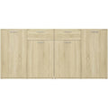 Sideboard mit 2 Schubladen, 4 Tueren und Schubladen