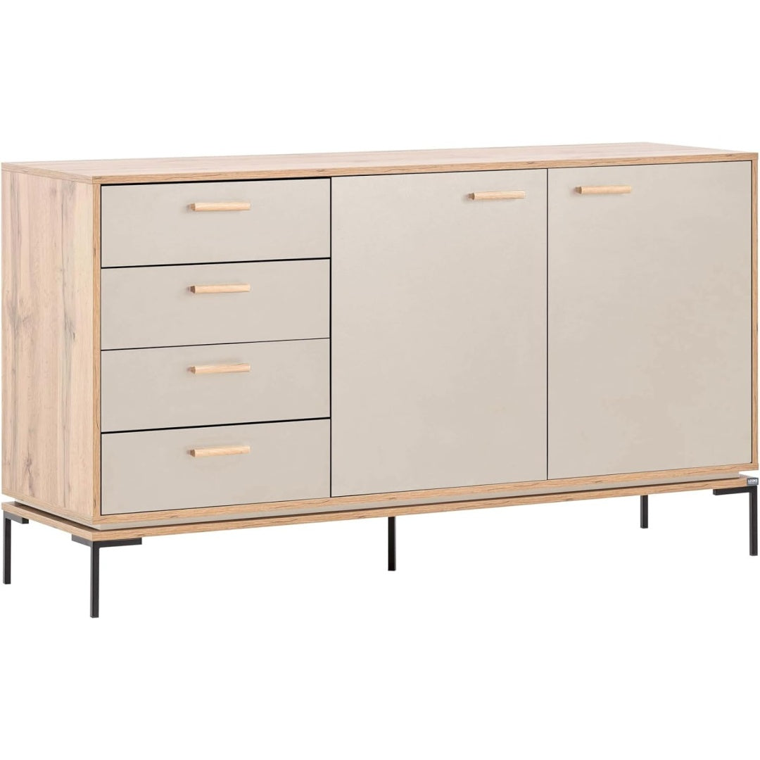 Sideboard mit Schubladen und Wandmontage