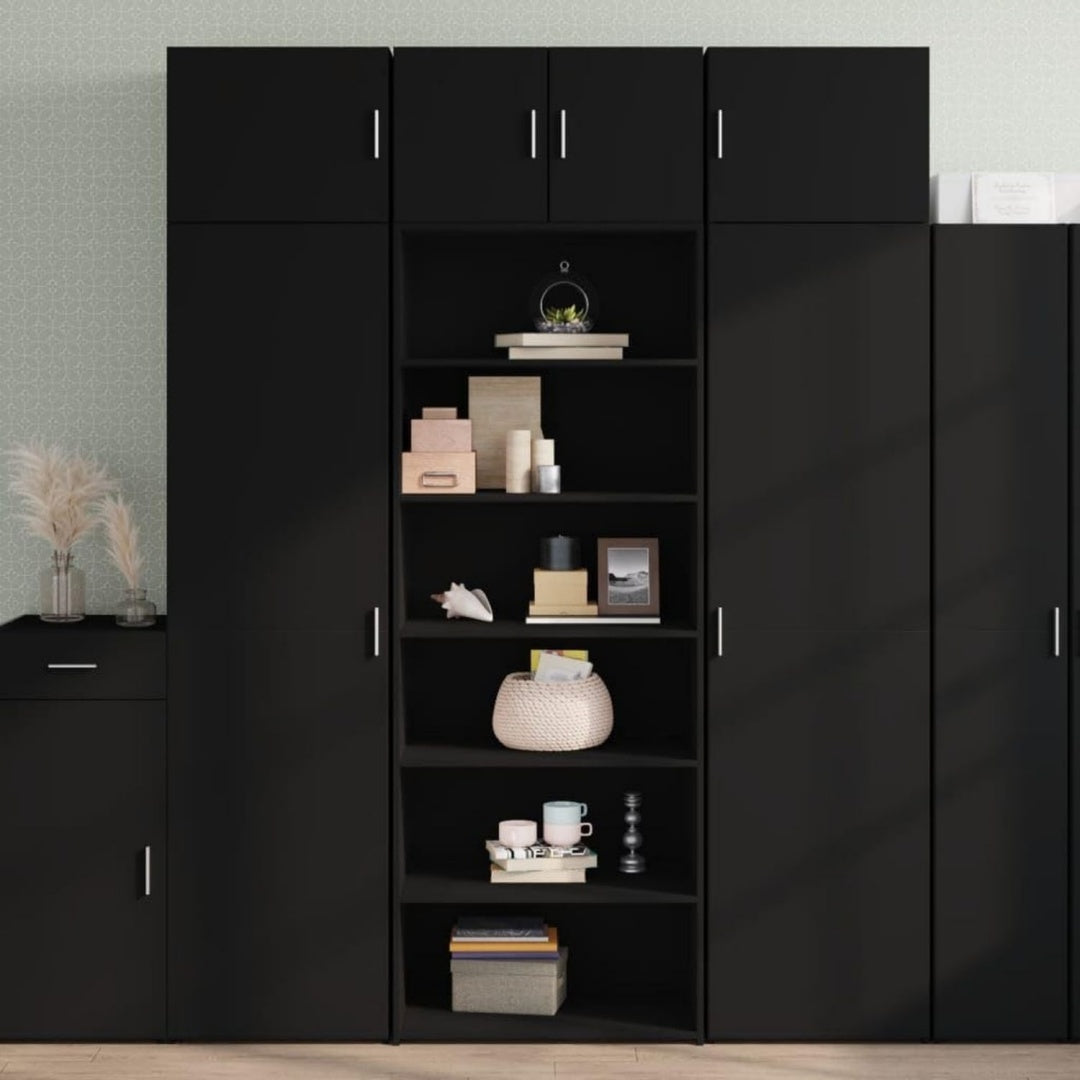 Sideboard mit den Massen 70 x 41 x 185 cm in Schwarz