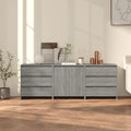 Sideboard mit offenen Ablagen, Schubladen und geschlossenem Stauraum