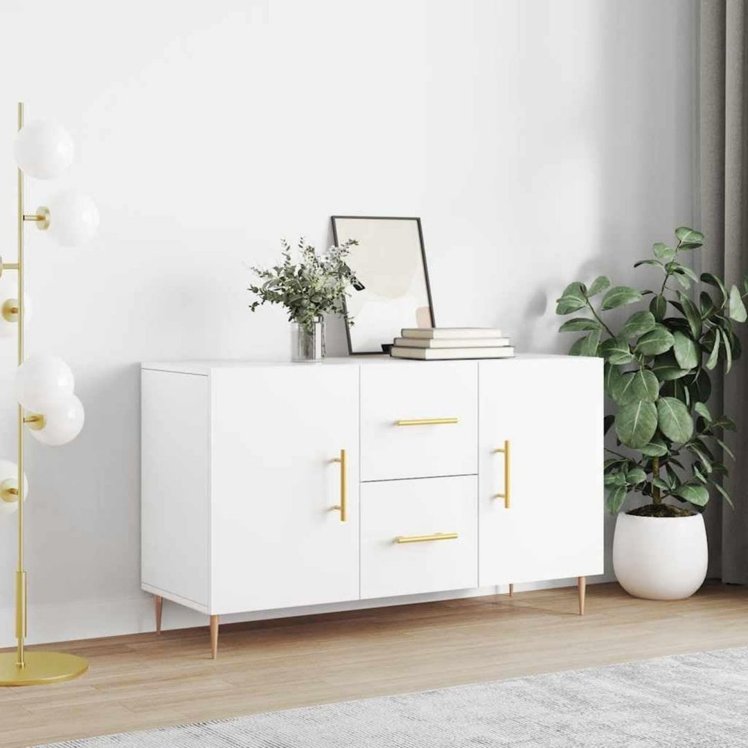 Sideboard mit geschlossenem Stauraum und einem Metallgestell