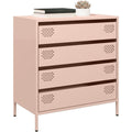 Sideboard mit den Massen 68 x 39 x 73.5 cm in Rosa