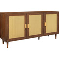 Flechtoptik an dem Sideboard mit 120 cm